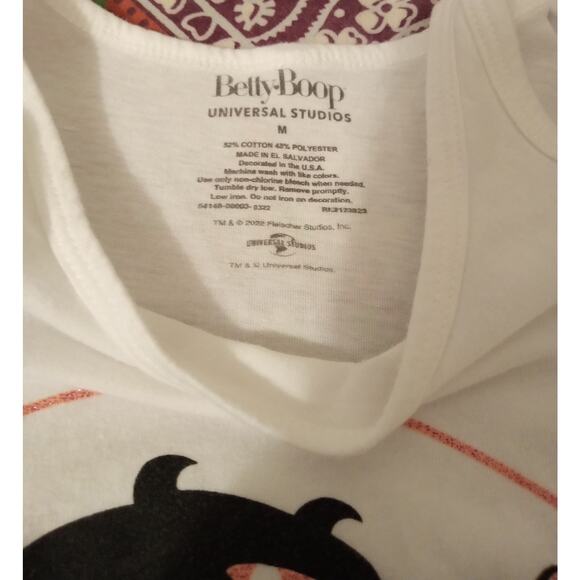 Betty Boop Universal Studios Graphic Tank Top Women's Retro Cartoon Pinup SZ M - Picture 3 of 7